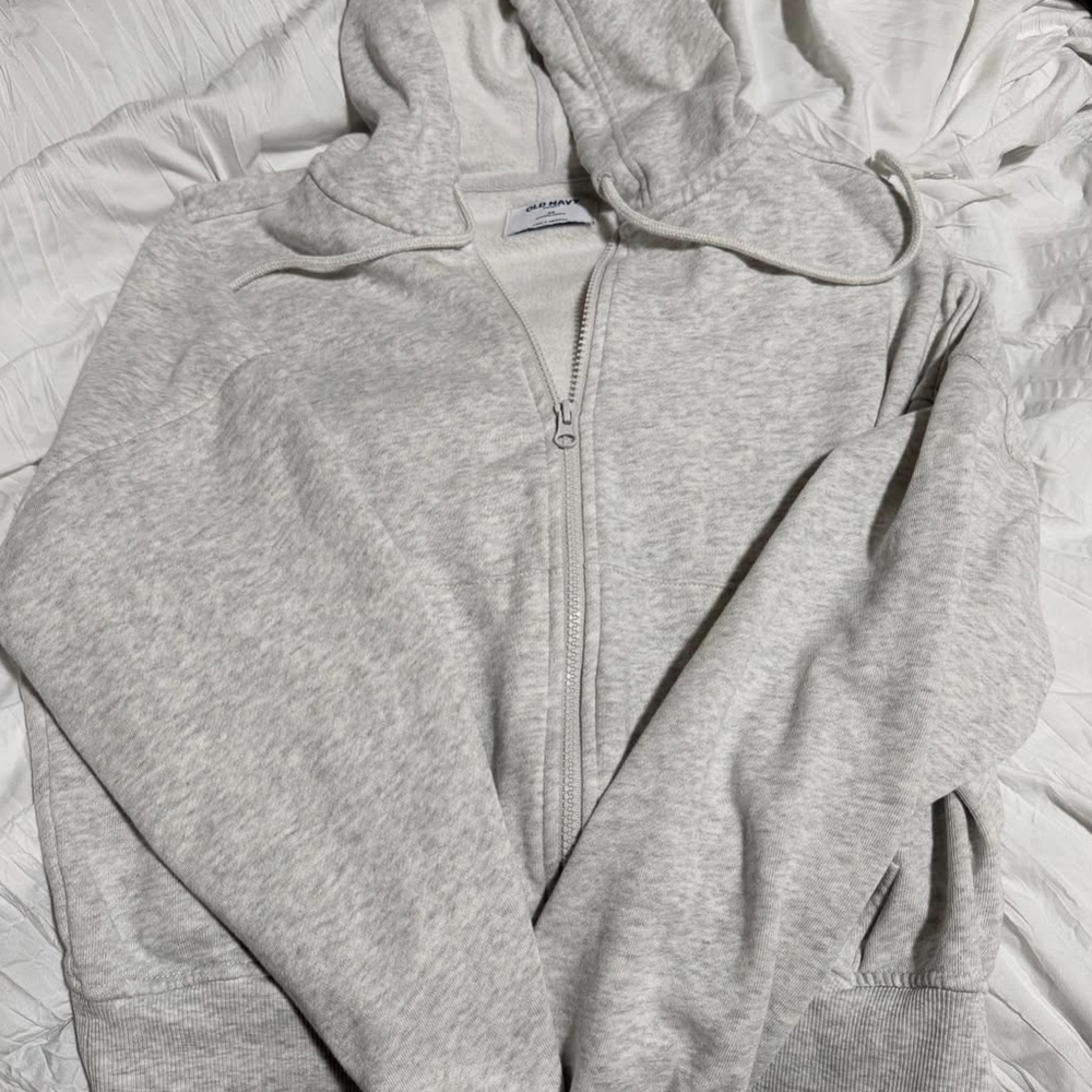 Old Navy XS Gray Zip-Up Hoodie